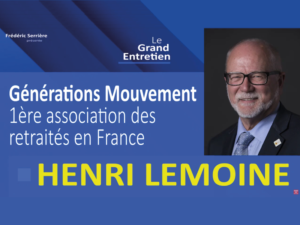Lire la suite à propos de l’article Henri Lemoine invité du “Grand Entretien” pour parler des actions de Générations Mouvement