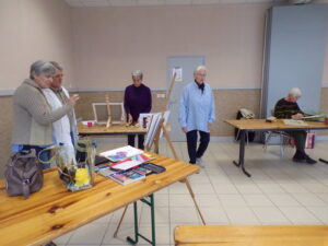 Atelier peinture du Club Bon Accueil de Saint Clar