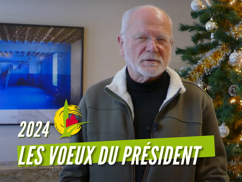 Lire la suite à propos de l’article Les vœux du Président – Bonne année 2024 !