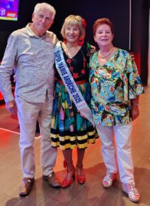 Emile Souche (Président GM Ardèche), Rolande et Michèle Morphyre ( Vice-présidente GM Ardèche)