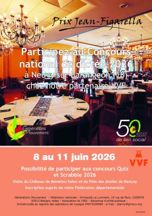 affiche dictée 2026